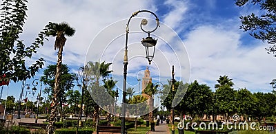 Koutoubia Mosque Marrakech, Morocco is the most visited monument Editorial Stock Photo